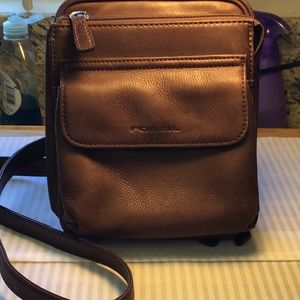 Fossil Brown Leather Crossbody Purse